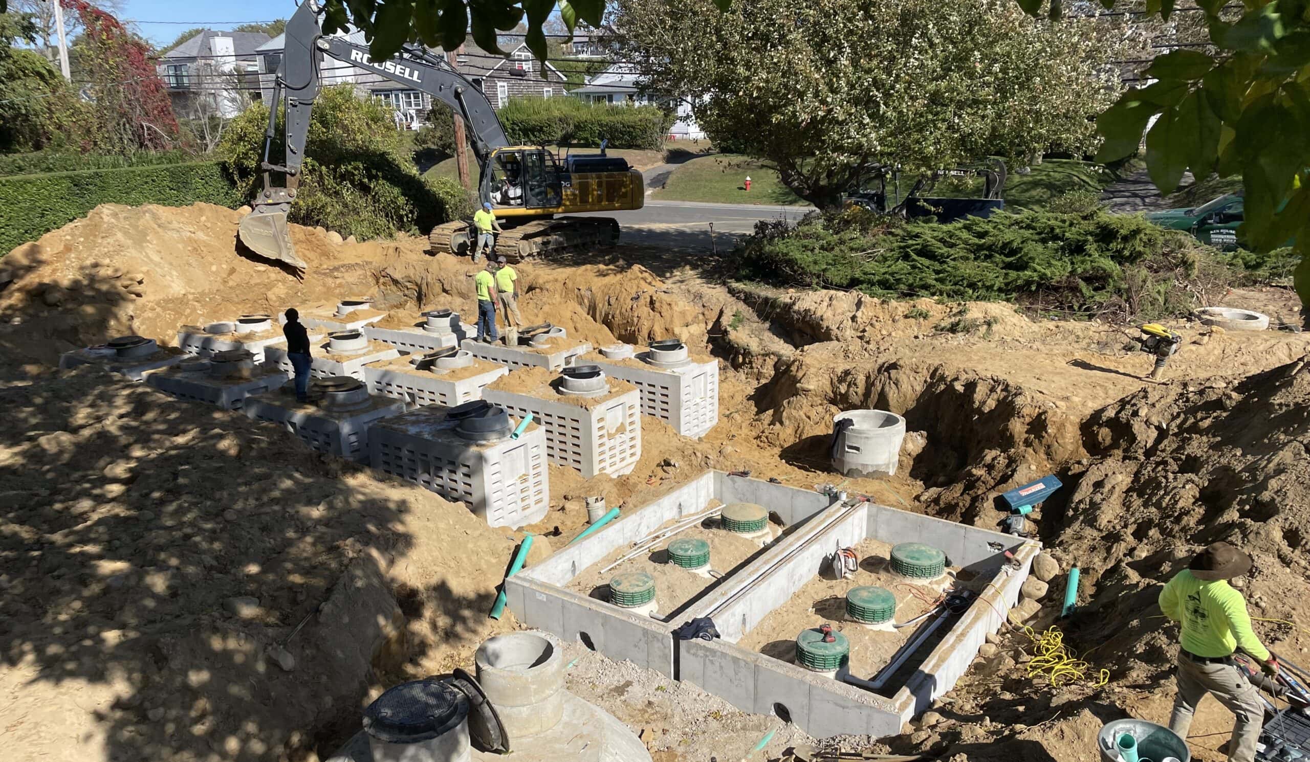 Montauk commercial septic project details