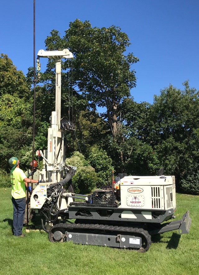 geoprobe performing standard penetration test