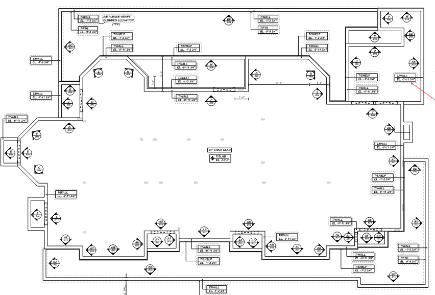 foundation shop drawings foundation plan